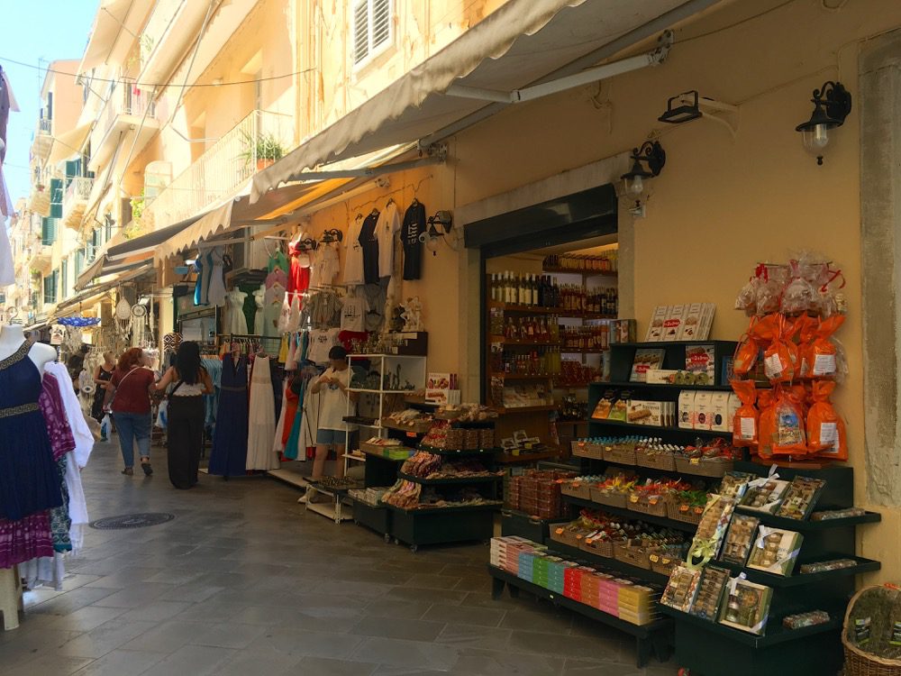 Korfu - Tag 1: Die Altstadt von Korfu-Stadt (Korfu, Ionische Inseln, Griechenland, 08.08.2022).