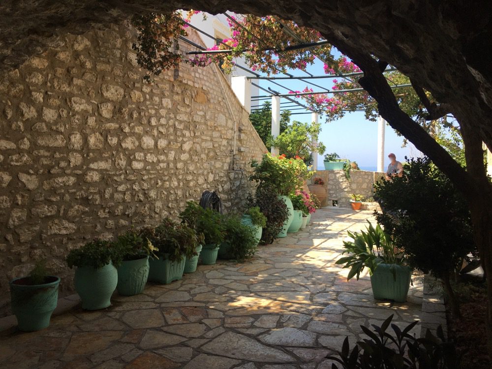 Korfu - Tag 3: Das Kloster Theotóku in Paleokastritsa an der Westküste von Korfu (Korfu, Ionische Inseln, Griechenland, 10.08.2022).